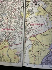 1996 Greenville County SC Large Scale Map Atlas – Accurate Maps – Second Edition