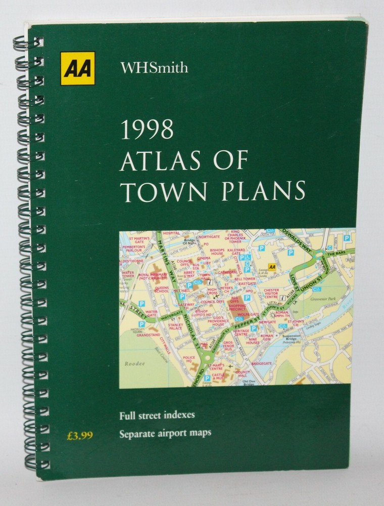The AA / WH Smith – 1998 Great Britain Atlas of Town Plans