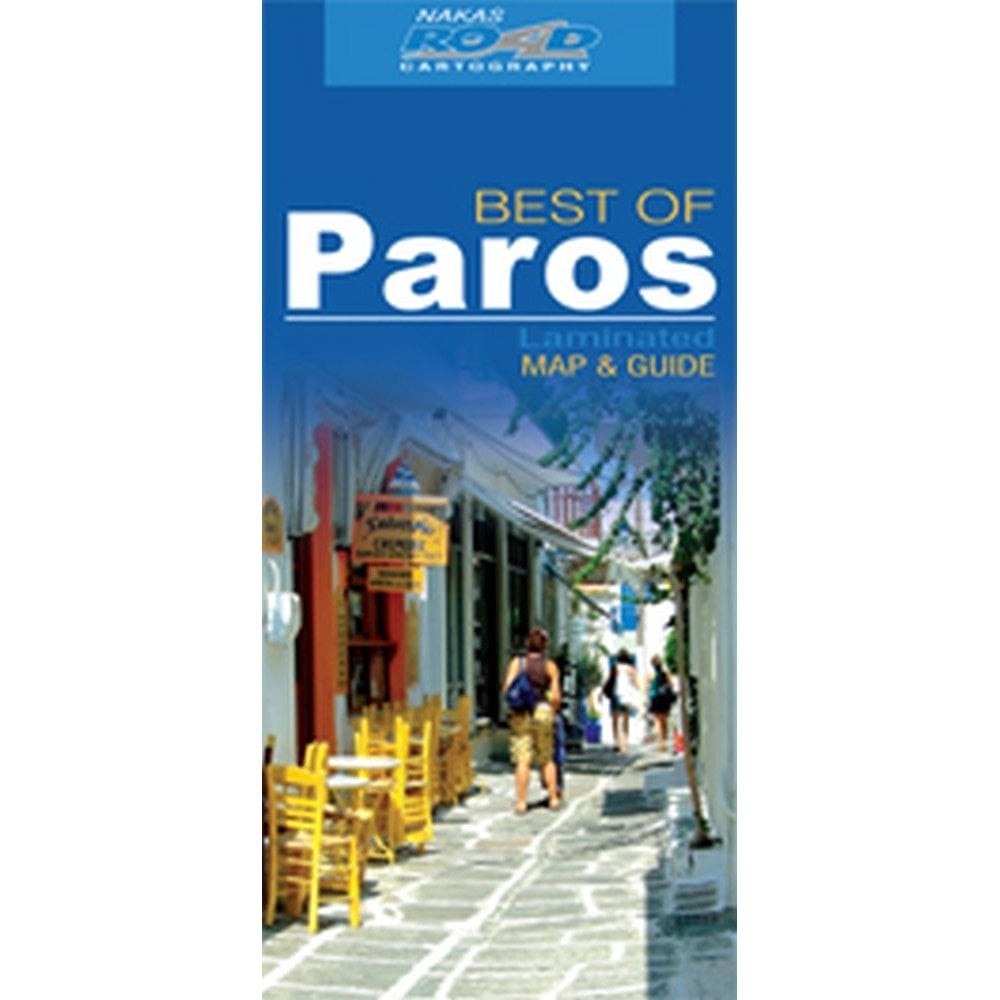 Paros (Greece) ‘best of’ tourist map with information guide