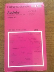 Appleby Teesdale National Park OS Landranger GB Map 1:50000 First Series