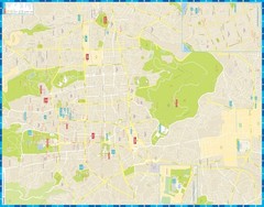 Lonely Planet Lonely Planet Seoul City Map (Map) Compact City Planning Maps