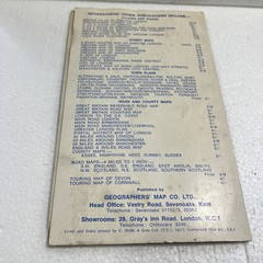 Pre 1970 Geographers Map Co Ltd Town Map Of Canterbury