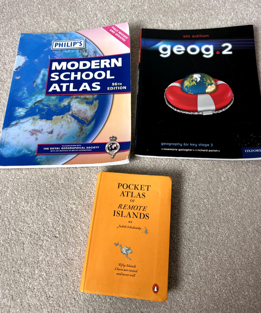 Geography Books Bundle Set Philip’s Modern School Atlas, Geog.2 Pocket Atlas