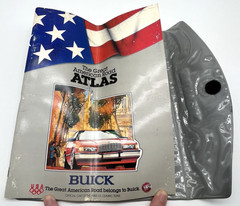 Vintage THE GREAT AMERICAN ROAD ATLAS w Case BUICK Olympic Games 1904-1988