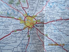 Esso Road Map No. 5 “Midlands and East Anglia” published 1969