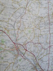 VGC BURY ST EDMUNDS OS Landranger Map 155 First Series 1:50000 VGC 1974