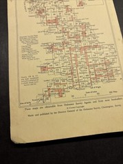 Vintage Ordnance Survey One Inch Map 7th series Cloth Mounted Snowdon