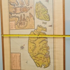 Facsimile Map – Malta & Gozo, 1734 Jaillot – From Collection of Dr Albert Ganado