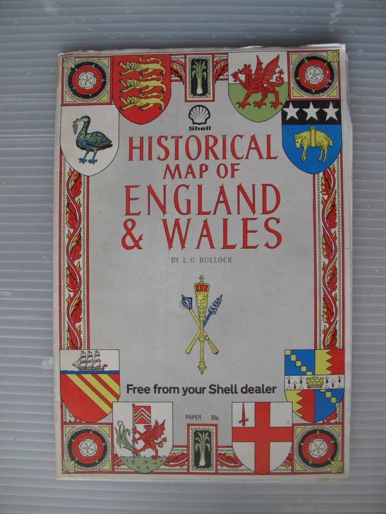 L. G. Bullock – Historical Map of England and Wales – 1971