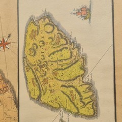 Facsimile Map – Malta & Gozo, 1734 Jaillot – From Collection of Dr Albert Ganado