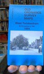MAP OF West Twickenham & Strawberry Hill 1894: London Sheet 121.2 NEW