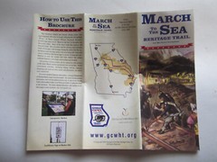 MARCH TO THE SEA-MAP AND BROCHURE -SHERMAN