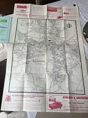 Vintage Barnett’s Reading Area Street Plan & Street Index G.I. Barnett & Son