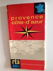 Provence cote – d azur, tourist map, , 1/250.000, 1 cm = 2.5 km