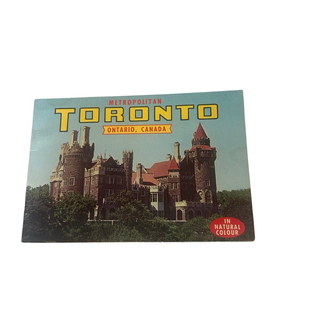 Metropolitan Toronto Ontario Canada Vintage Photo Guidebook 80s