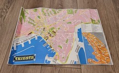 New Handy Guide of Trieste Italy City Map and Booklet 1976 Printed in Italy