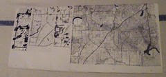 Lot of 4 LYNDON Township Maps Washtenaw County Michigan Woodlands Terrain