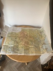 Ordnance Survey Dartmoor Tourist Map 1985 OS Vintage National Park Map Walking