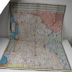 SUNOCO Road Maps Pennsylvania Ohio Indiana Michigan United States Historical
