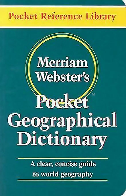Lot of 24 Books Merriam Webster’s Pocket Geographical Dictionary World Guide