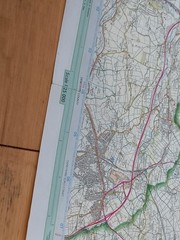 90s Ordnance Survey Map – UK, Peak District, Dark Peak, 1:25000, Fine Condition