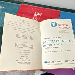 The Golden Book Picture Atlas of the World 6-Volume Set by Golden Press 1960