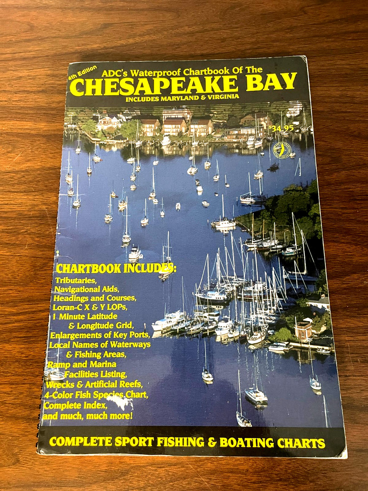 ADC Chartbook of the Chesapeake Bay Includes Maryland Virginia 4th Edition