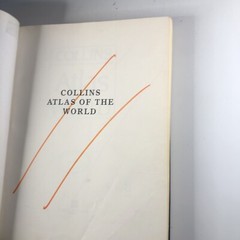 Collins Atlas of the World New Nations Edition Hardcover Geography Maps Book