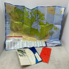 Lonely Planet Canada Planning Map 1st Edition 2018 Travel Guide Waterproof