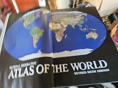 Vintage National Geographic Atlas of the World Revised Sixth Edition Large HC