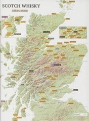 Whisky Distilleries Collect and Scratch Print (Sheet map, rolled)