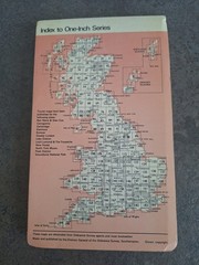 Ordnance Survey Keswick Map 1971 Edition One Inch Map Sheet 82 Red VGC
