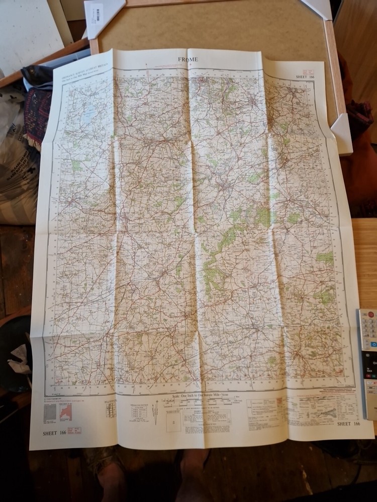 Ordnance Survey Map Of Great Britian – FROME – 1959