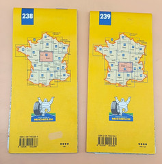238 France Centre Berry And 239 Nivernais Auvergne Limousin Michelin PB