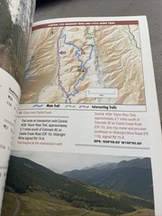 Colorado Trails 2 Book Lot – Front Range And Central Region includes topo maps!
