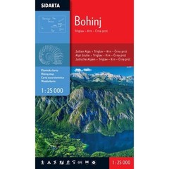 Bohinj Valley (Slovenia) Walking and hiking Map
