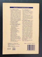 VINTAGE LEICESTER AZ STREET ATLAS GEOGRAPHERS A-Z MAP CO LTD LOUGHBOROUGH COSBY