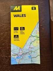 AA Wales Map Of England 4 miles to 1 inch map 6