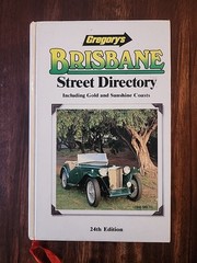 Gregory’s BRISBANE Street Directory 24th Ed., Vintage Hardcover, Good Cond 1990