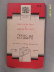Ordnance Survey One-Inch Map on Cloth. Sheet 190. TRURO and FALMOUTH. VG.