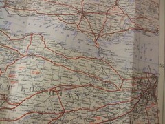 Vintage original Scottish ‘Motoring and Hiking’ map