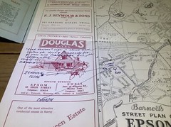 Barnett’s Official Street Plan with Index – Epsom & Ewell (1960s)