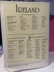 Ireland Map Tourist Guide Irish Tourist Board Ordnance Survey