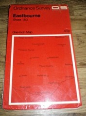 Ordnance Survey One Inch Map Sheet 183 EASTBOURNE
