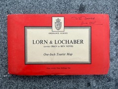 Lorn & Lochaber (iOban & Ben Nevis) ORDNANCE SURVEY TOURIST MAP 1961/1963 cloth