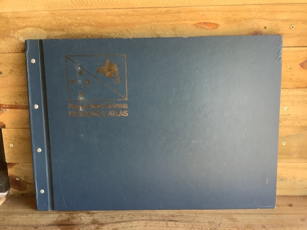 PAPUA NEW GUINEA RESOURCE ATLAS – LARGE HARDCOVER MAP BOOK