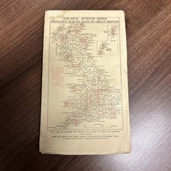 LOCH INVER & LOCH ASSYNT Sheet 13 1959 CLOTH Seventh Series Ordnance Survey 1 In