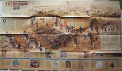 National Geographic Society Historical Map: The Mongols 1996