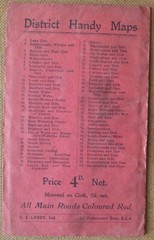 E. J. Larby’s New Series District Handy Map Kent Circa 1910 Rare
