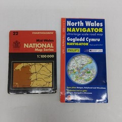 Bundle X19 Road/Leisure/Walking Maps & Guides to WALES, Ordnance Survey, Philips